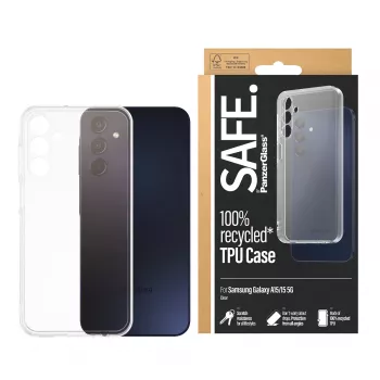 PanzerGlass SAFE. by ® custodia TPU Samsung Galaxy A15 | A15 5G | trasparente