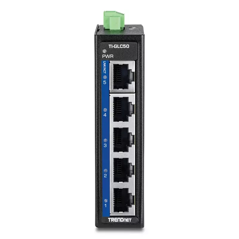 Switch unmanaged Trendnet TI-GLC50 Gigabit Ethernet 5 porte nero