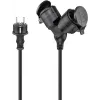 Prolunga elettrica Goobay 65434 5 m 2 prese AC per esterni nero