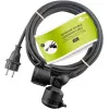 Prolunga elettrica Goobay 65434 5 m 2 prese AC per esterni nero