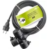 Prolunga elettrica Goobay 65438 10m 3 prese AC per esterni nero