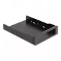 Staffa da incasso DeLOCK staffa in metallo 3,5 pollici per slim bay mobile rack nero
