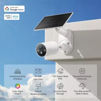 Telecamera di sorveglianza IP TP-Link Tapo C425 KIT wireless per esterni