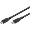 Cavo USB Goobay 74698 USB 3.2 Gen 1 0,5 m USB-C nero