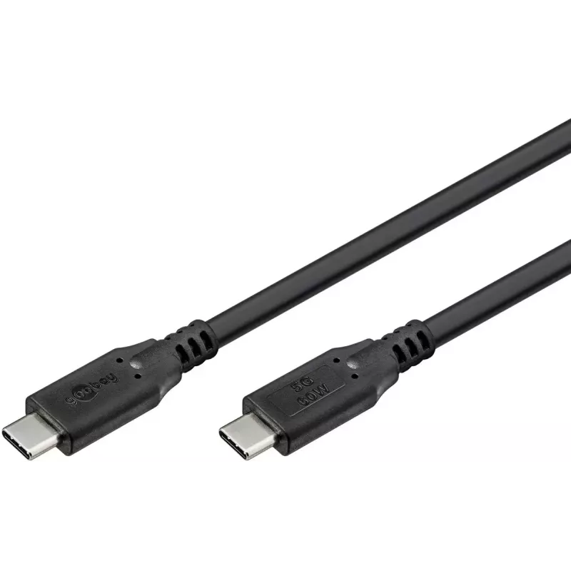 Cavo USB Goobay 74728 USB 3.2 Gen 1 2 m USB-C nero