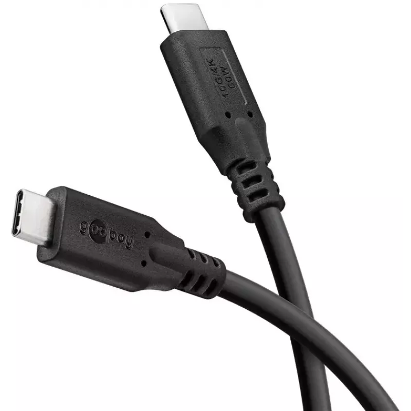 Cavo USB Goobay 74207 USB 3.2 Gen 1 2 m USB-C nero