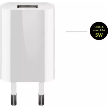 Set caricabatterie Goobay 5W Apple Lightning per interni AC telefono cellulare