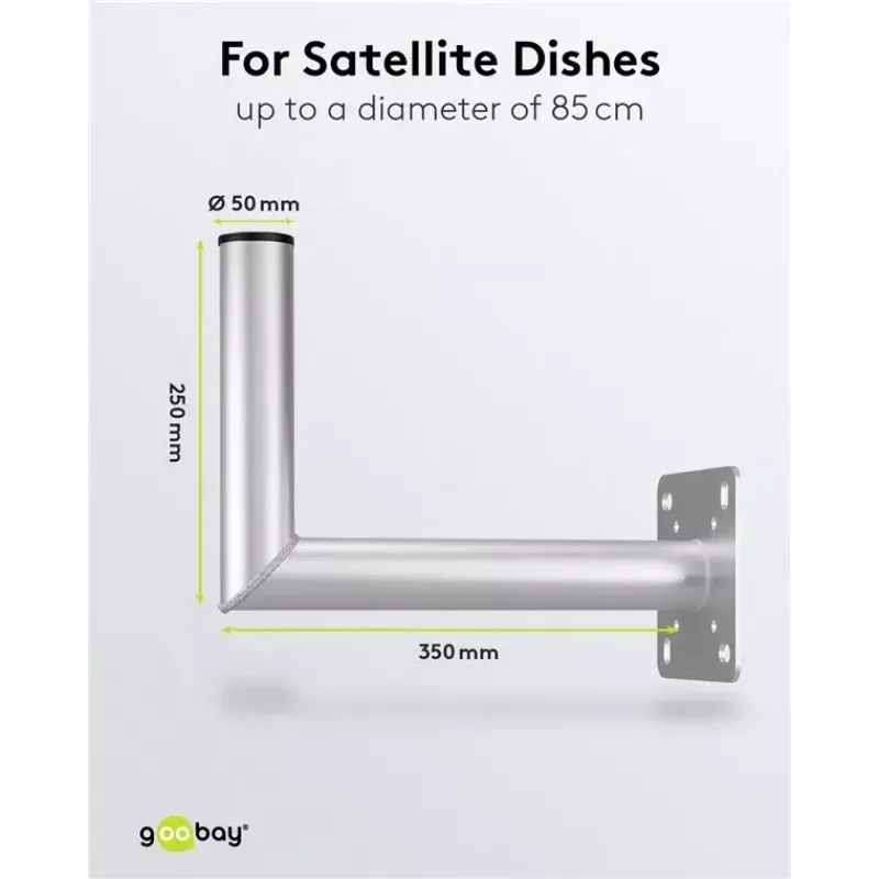 Goobay 67301 supporto a parete per parabola satellitare