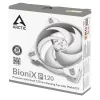 ARCTIC BioniX P120 (grigio/bianco) – ventola gaming da 120 mm ottimizzata per la pressione con PWM PST
