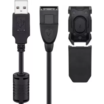 Cavo USB Goobay 93284 USB 2.0 2 m USB A nero