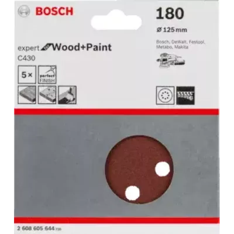 Dischi abrasivi Bosch C430 Expert per legno e vernice