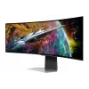 Samsung G95SC monitor per computer 124,5 cm (49 inch) 5120 x 1440 Dual QHD OLED argento