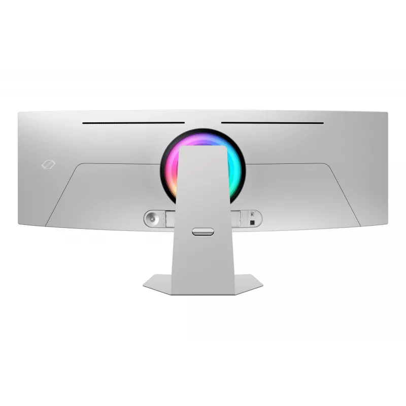 Samsung G95SC monitor per computer 124,5 cm (49 inch) 5120 x 1440 Dual QHD OLED argento