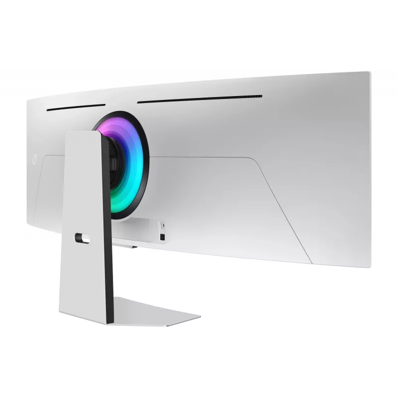 Samsung G95SC monitor per computer 124,5 cm (49 inch) 5120 x 1440 Dual QHD OLED argento