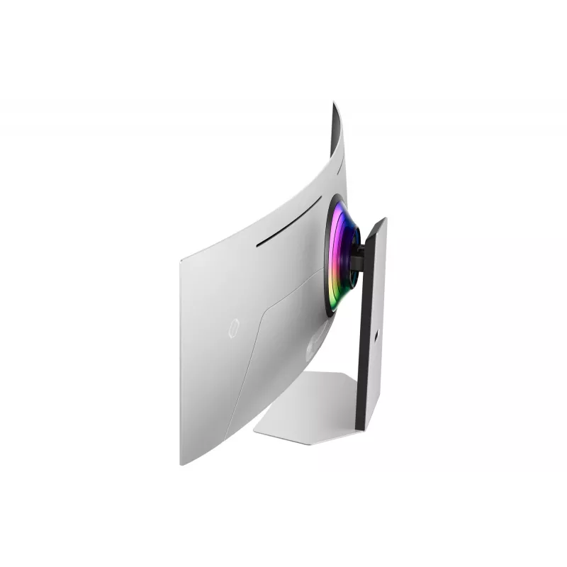 Samsung G95SC monitor per computer 124,5 cm (49 inch) 5120 x 1440 Dual QHD OLED argento