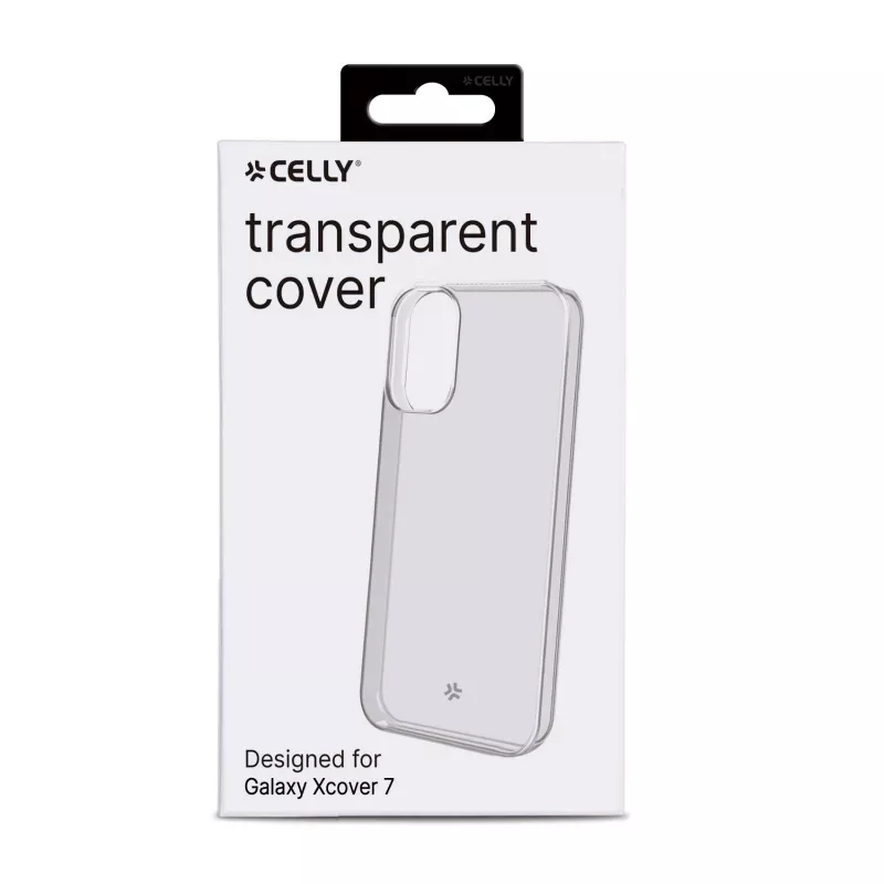 Cover Celly Galaxy Xcover 7 trasparente monocromatica