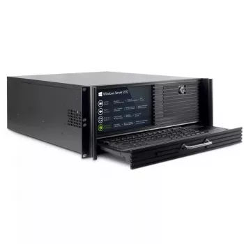 Case per server Inter-Tech 4U 4452-TFT rack nero