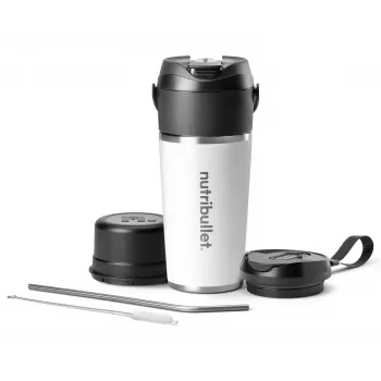 NutriBullet Flip 0,59 L frullatore portatile nero, bianco