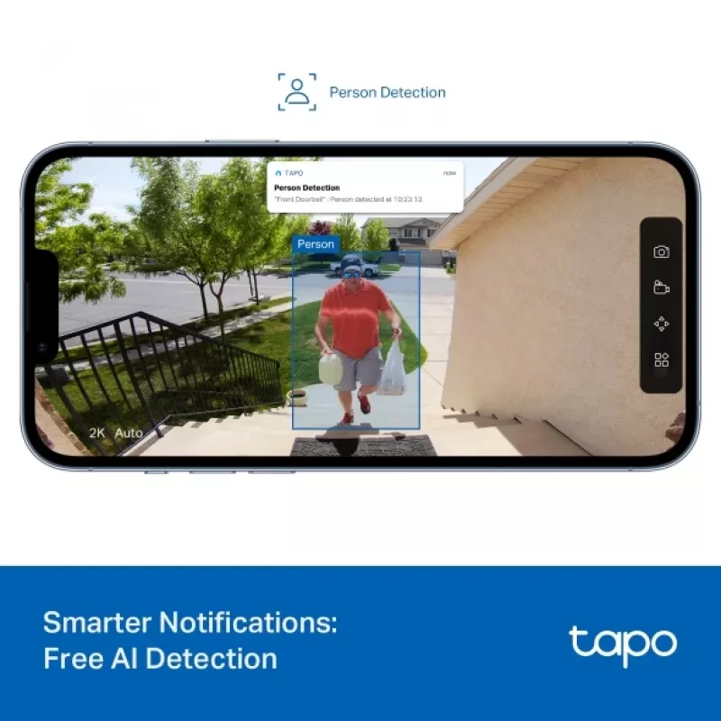 Videocitofono TP-Link Tapo D205 3 MP nero