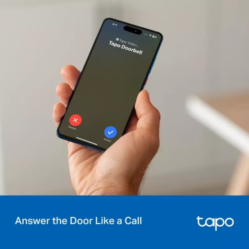 Videocitofono TP-Link Tapo D205 3 MP nero