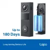 Videocitofono TP-Link Tapo D205 3 MP nero
