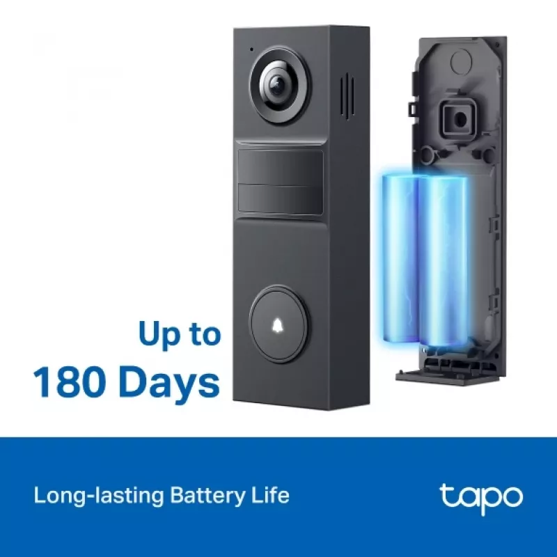 Videocitofono TP-Link Tapo D205 3 MP nero