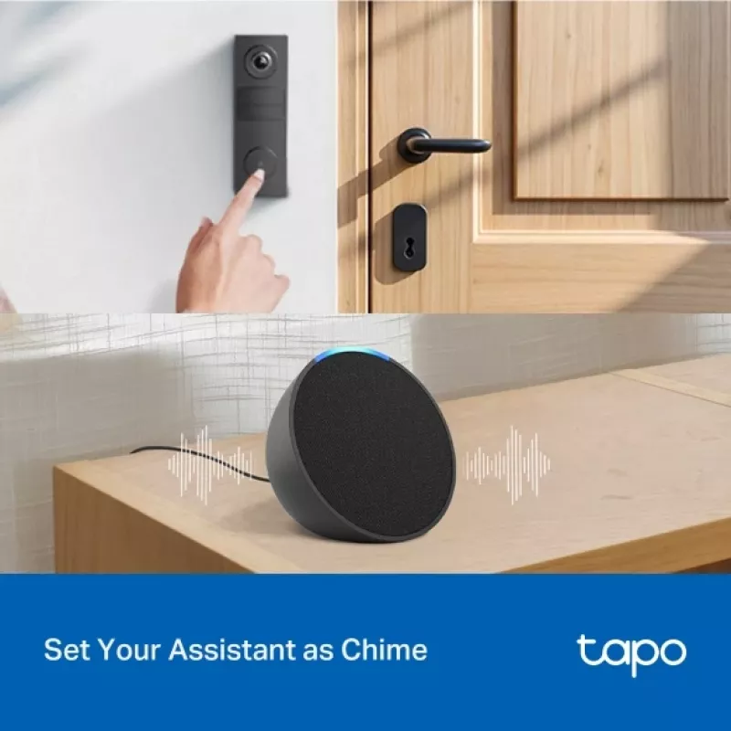 Videocitofono TP-Link Tapo D205 3 MP nero