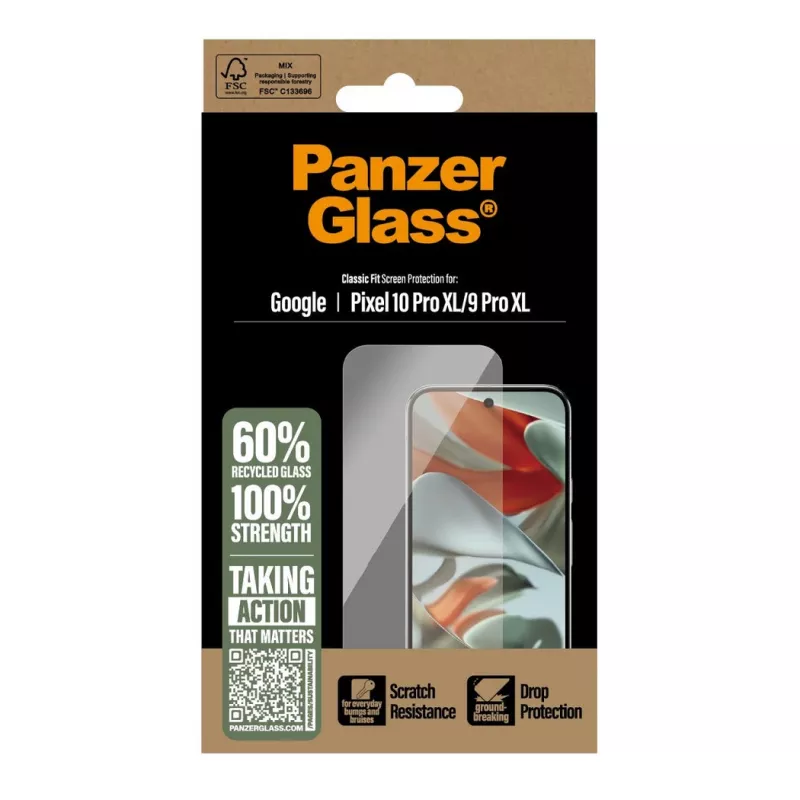 Protezione display/retro PanzerGlass per Google Pixel 10 Pro XL / 9 Pro XL, trasparente, 1 pz. (PG92324)