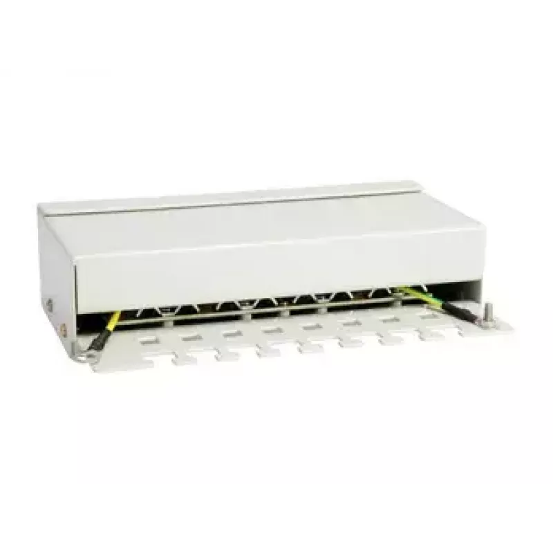 Equip patch panel desktop 8 porte Cat.6, grigio chiaro