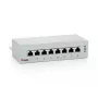 Equip patch panel desktop 8 porte Cat.6, grigio chiaro