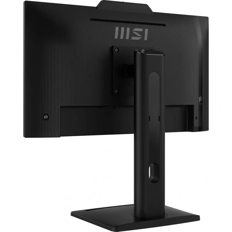 MSI PRO MP242PMGDE monitor 23,8 pollici (60,5 cm), Full HD 1920x1080, IPS, 120 Hz, 1 ms, webcam, microfono, hub USB, HDMI, DP, VGA, nero