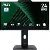 MSI PRO MP242PMGDE monitor 23,8 pollici (60,5 cm), Full HD 1920x1080, IPS, 120 Hz, 1 ms, webcam, microfono, hub USB, HDMI, DP, VGA, nero