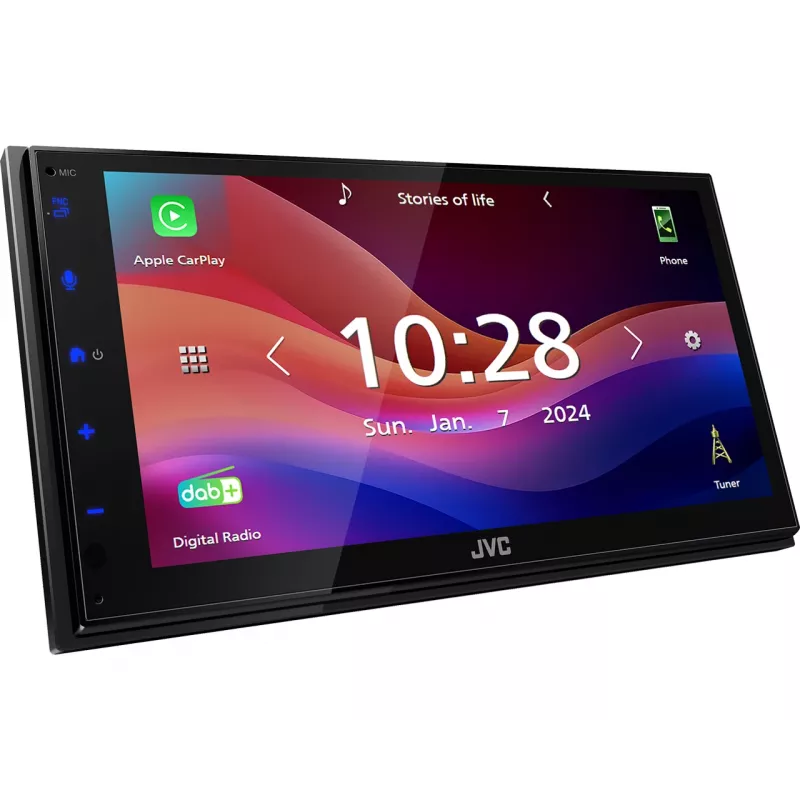 Autoradio JVC KW-M695DBW nero Wi-Fi 200 W Bluetooth