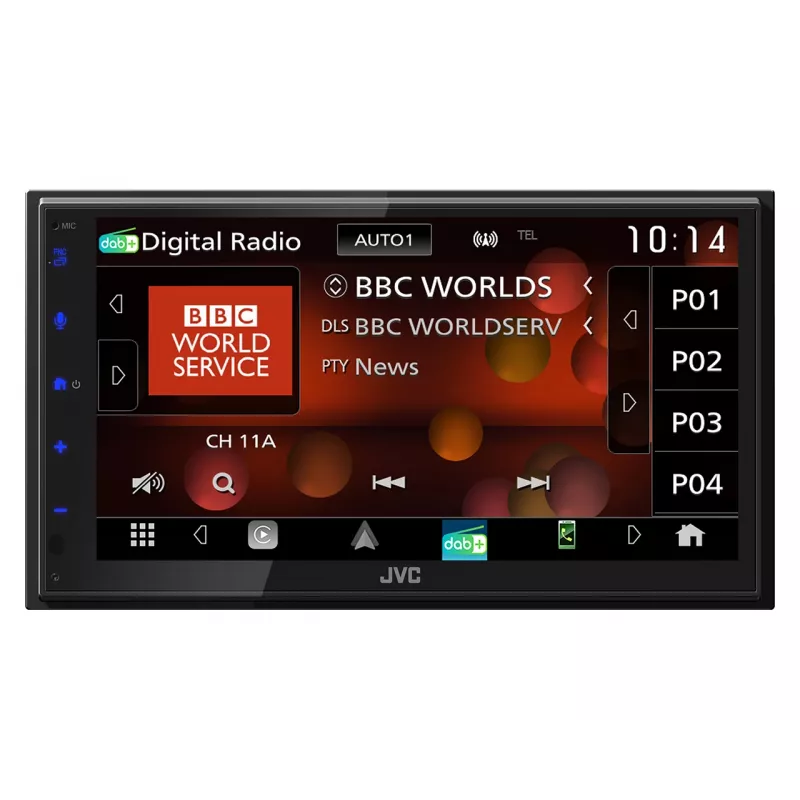Autoradio JVC KW-M695DBW nero Wi-Fi 200 W Bluetooth