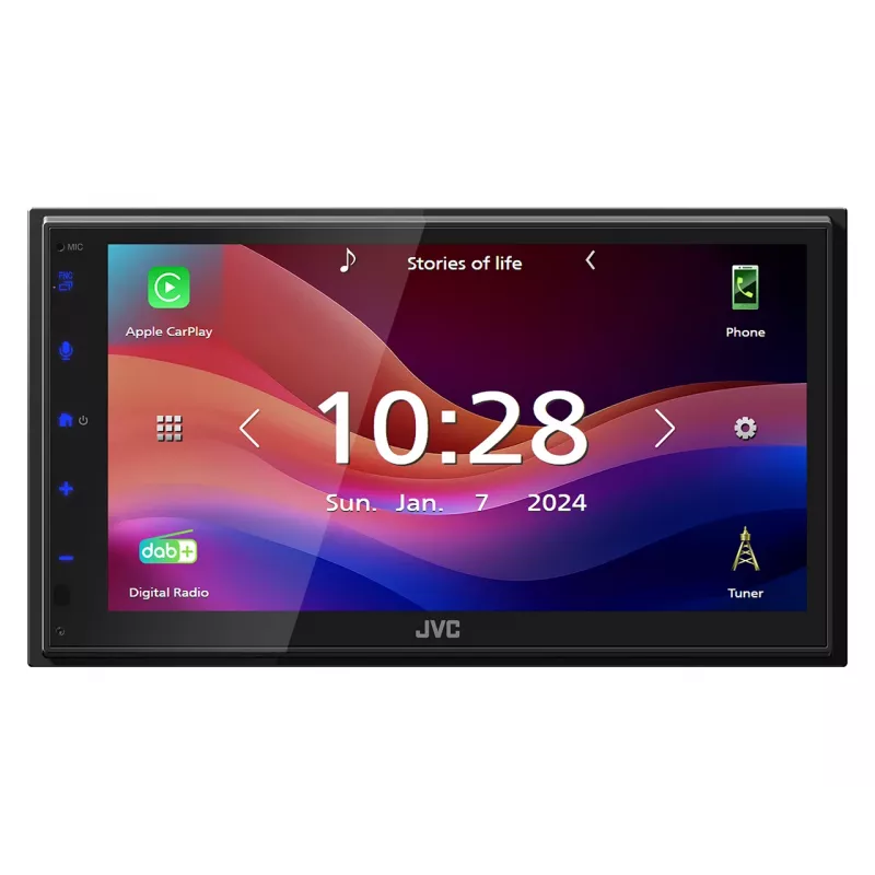 Autoradio JVC KW-M695DBW nero Wi-Fi 200 W Bluetooth