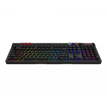 Tastiera meccanica da gaming MSI STRIKE PRO WIRELESS — Full-Size, USB + Bluetooth, RGB, QWERTY US, nero