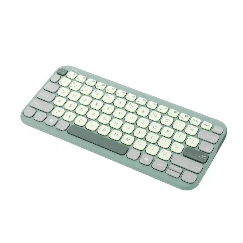 ASUS KW100 /GN/GE/81 tastiera Home Bluetooth QWERTZ tedesca verde, verde chiaro