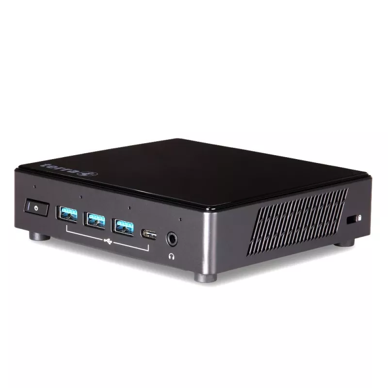 TERRA PC-Micro 3100 Silent Greenline Intel® Celeron® N5100 8 GB DDR4-SDRAM 240 GB SSD Windows 11 Pro Micro PC nero