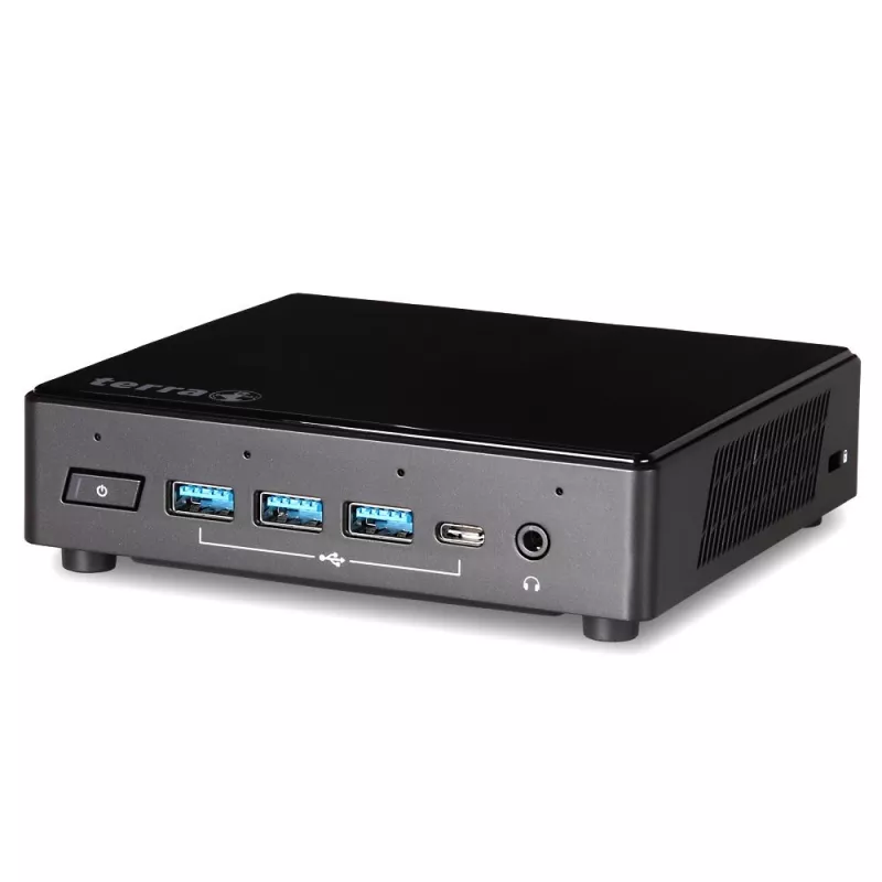 TERRA PC-Micro 3100 Silent Greenline Intel® Celeron® N5100 8 GB DDR4-SDRAM 240 GB SSD Windows 11 Pro Micro PC nero