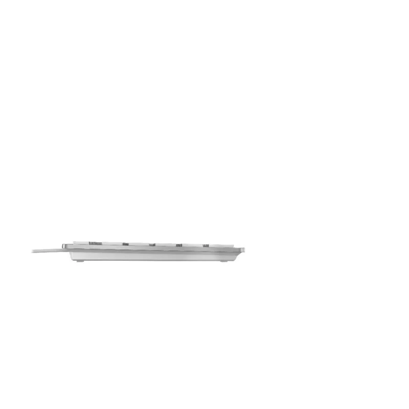 Tastiera CHERRY KC 6000 slim universale USB AZERTY belga argento, bianco