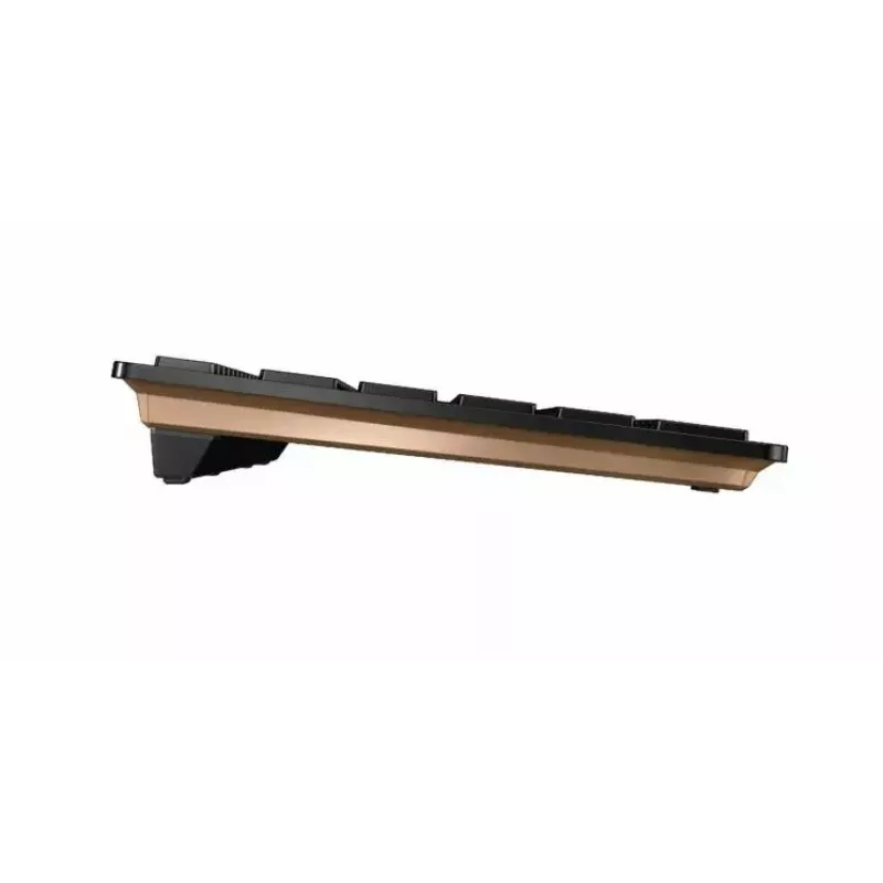 Cherry DW 9100 Slim Set tastiera e mouse wireless, layout italiano, nero/bronzo