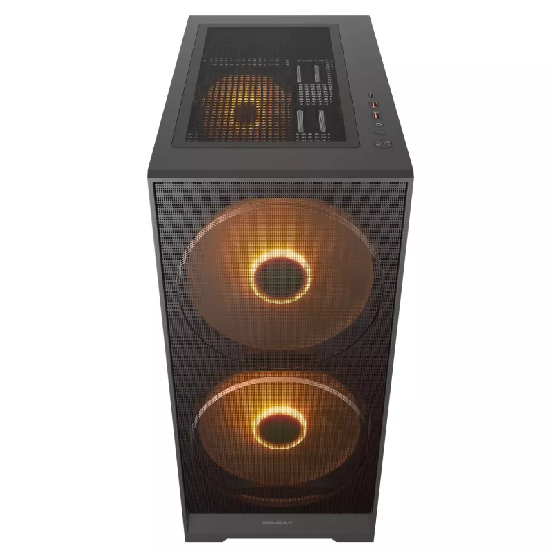Case Midi-Tower COUGAR, Airface 180, ARGB, nero