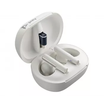 HP Poly Poly Voyager Free 60/60+ bianco auricolari (2 pz.)