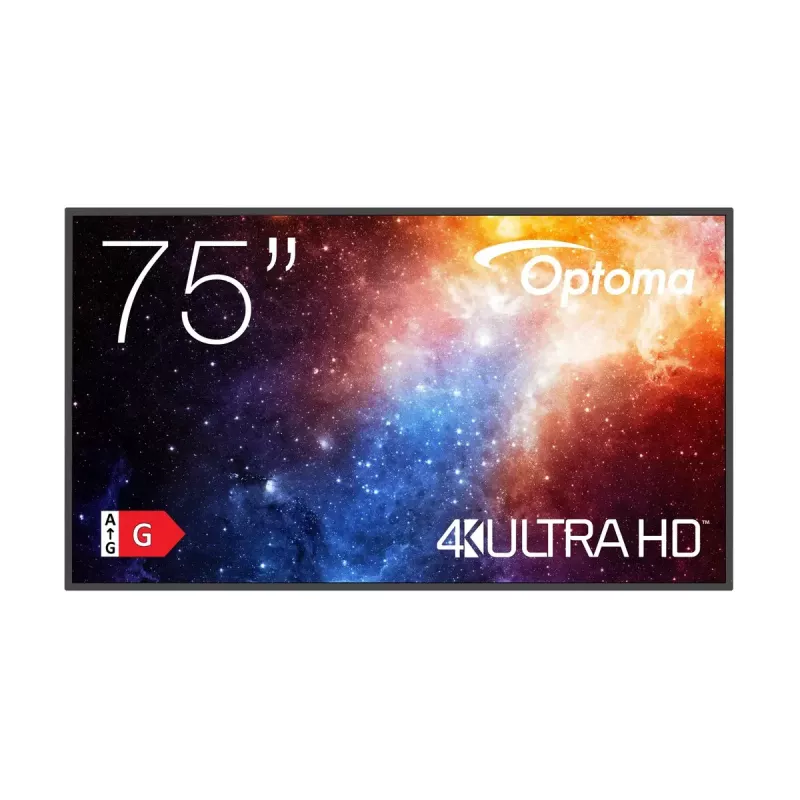 Digital signage schermo piatto Optoma N3751K 75 inch LED 4K Ultra HD