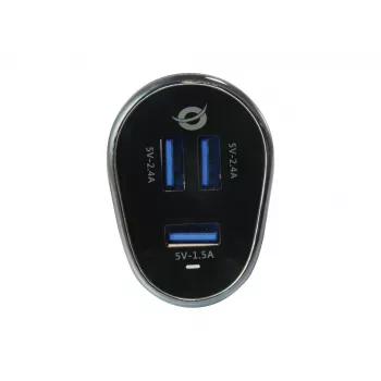 Conceptronic CARDEN06B caricabatterie mobile universale nero presa accendisigari auto