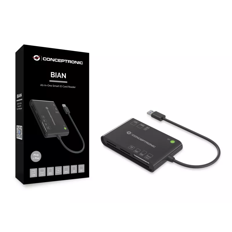 Conceptronic BIAN lettore di smart card ID all-in-one