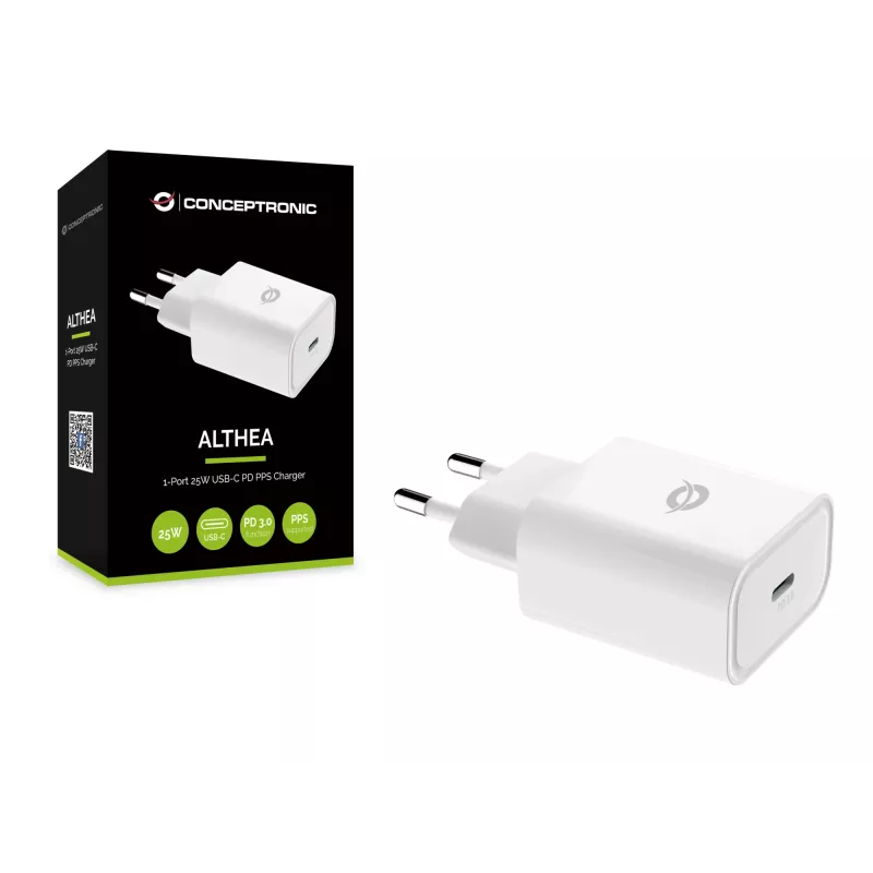 Caricabatterie per interni Conceptronic ALTHEA 1 porta 25W USB-C PD PPS