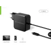 Conceptronic OZUL05BE caricabatterie mobile universale nero AC per interni