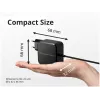 Conceptronic OZUL05BE caricabatterie mobile universale nero AC per interni