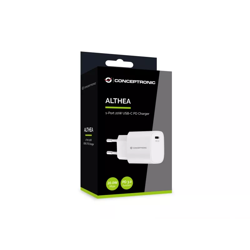 Caricabatterie Conceptronic 1 porta 20W USB-C PD